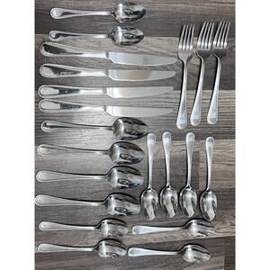 International Tableware Belmont Stainless Steel Flatware Lot Restaurant 21 PC